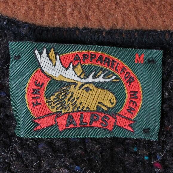 ALPS Wool Pullover Sweater in Charcoal Grey Size Medium - Picture 7 of 7